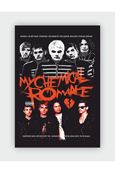 fırsatlar diyarı My Chemical Romance - Welcome To Black Parade Rock Müzik Duv...