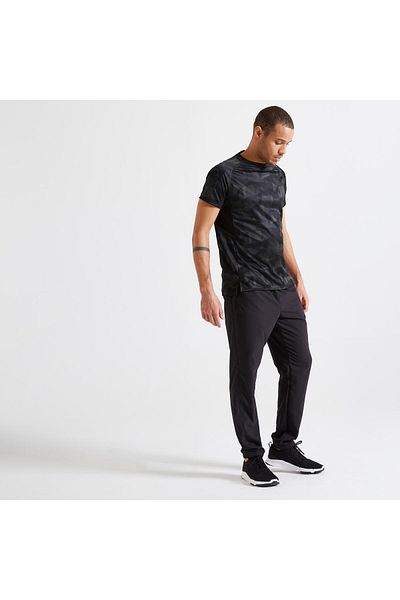 Decathlon Men's Black Cardio Regular Sweatpants