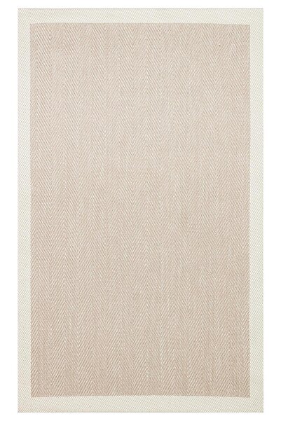 Eko Halı MONO MNO 02 BEIGE Hav Toz Vermez Kaymaz Tabanlı İnce Halı