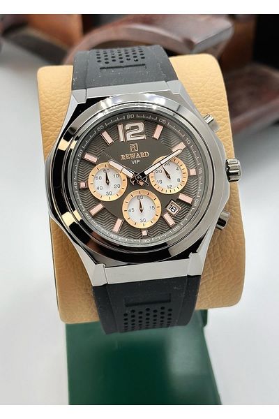 Reward Multi Function Silicone Cord Men's Wristwatch