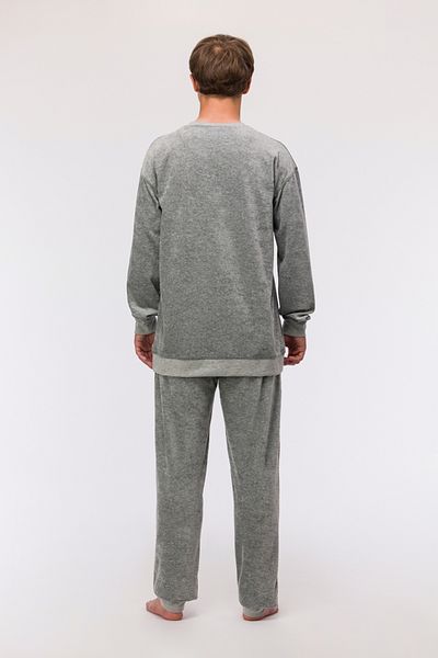 Woody Πιτζάμες για αγόρι 10-16 ετών-Qrm - 128-Grey Melange