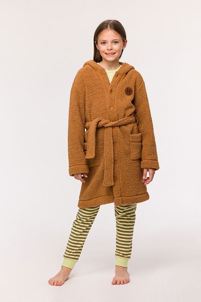 Woody Velsoft Peignoir-rom 10-16 ετών - 270-Milk Brown