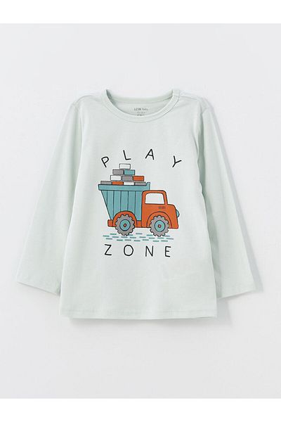 LC Waikiki LCW Baby Baby Boy Pajama Set - Crew Neck, Printed, Set of 2