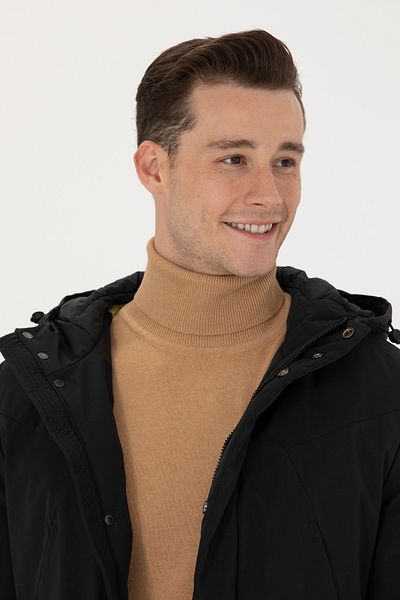 U.S. Polo Assn. Men's Black Coat 50270657 -Vr046
