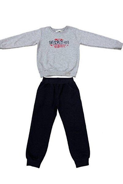 Zekids Boy's Stay Strong Written Tracksuit Set