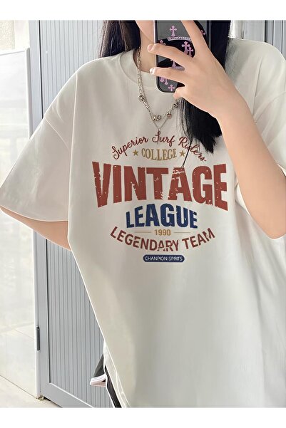 Jose Clothing Tricou alb cu imprimeu vintage