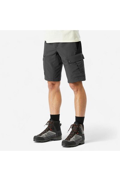 Decathlon Forclaz Men's Outdoor Trekking Shorts - Gray - Mt500