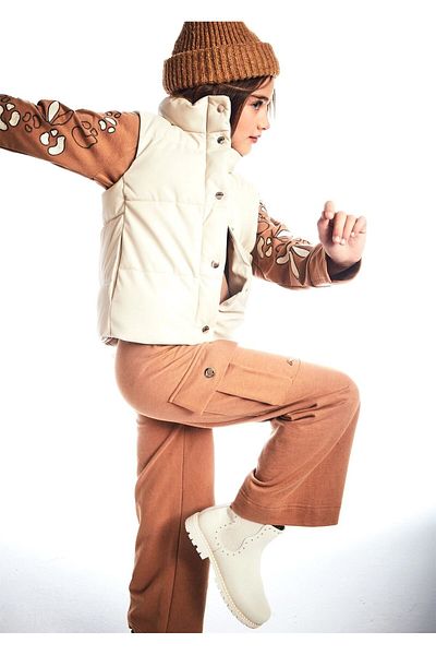 MAYORAL Cinnamon Girl's Cargo Pants - 7551