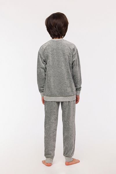Woody 2-8 Years Boy's Pajamas-Qrm - 128-Grey Melange