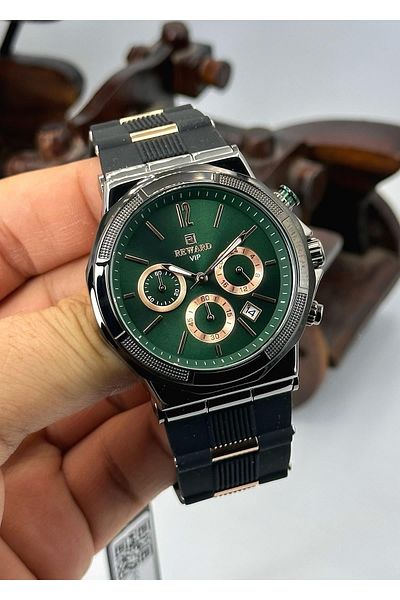 Reward Multi Function Silicone Cord Men's Wristwatch
