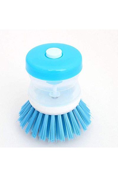 Rasanet Dish Cleaning Brush with Liquid Soap Detergent Tank