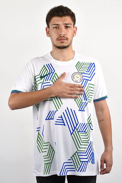 Nike White Wavy Advertised Jersey
