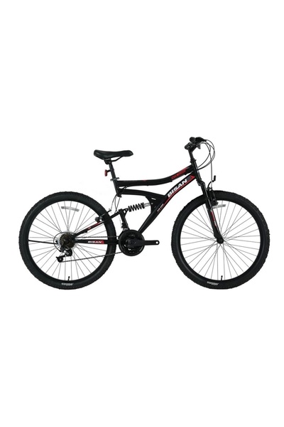 Bisan BİSAN MTS 4300 AMS.ERKEK DAĞ BİSİKLETİ 40CM V 24 JANT 21 VİTES MAT SİYAH KIRMIZI