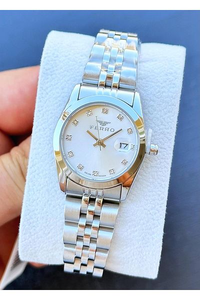 FERRO Waterproof Steel Cord Women's Wristwatch