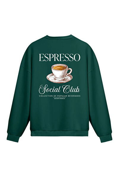 Mounte Bianca Unisex espresso - obična majica