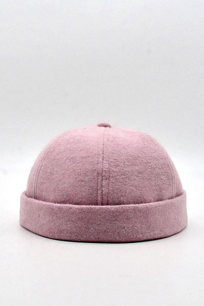 Külah Women's Short Wool Pink Docker Beret