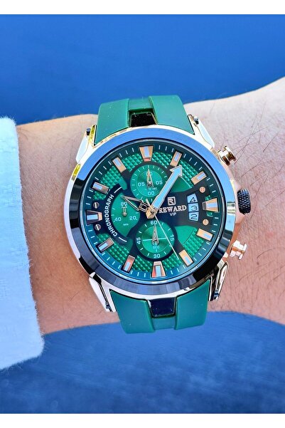 Reward Su Geçirmez Çelik Kasa Silikon Kordon Erkek Kol Saati