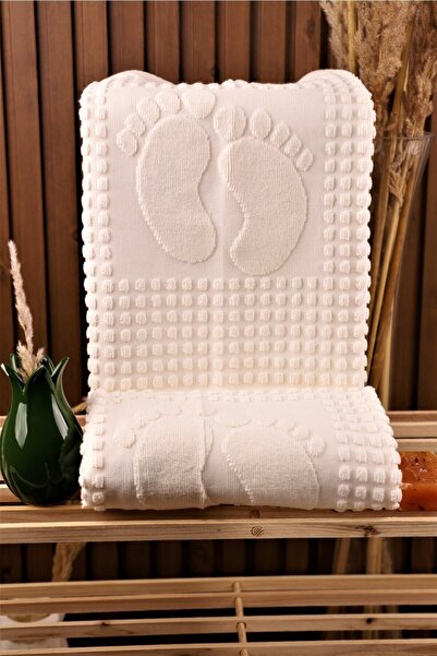 Özdilek Χειμερινή πετσέτα ποδιών 2 τεμαχίων βαμβακερή πετσέτα 50*70