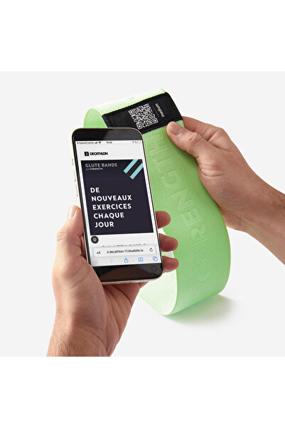 Decathlon Bandă de rezistență 22kg - 31cm - Nivel mediu