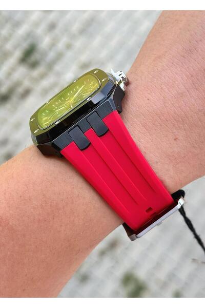 Quantum Chronograph Mekanizma Çelik Kasa Silikon Kordon Erkek Kol Saati