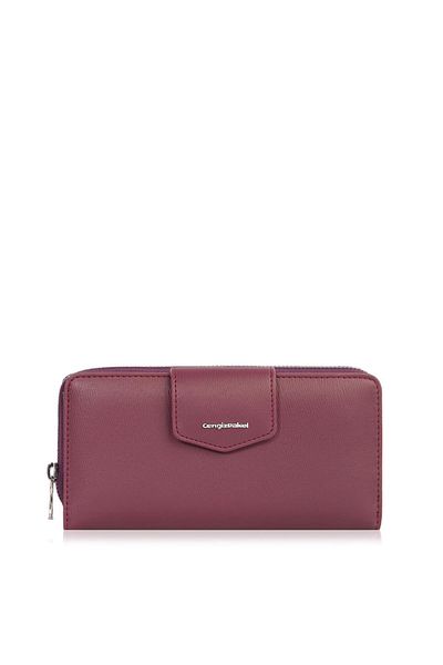 CENGİZ PAKEL Cengiz Pakel Women's Wallet - Portfolio 65232m - Purple Color