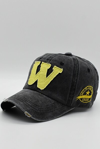 Külah Pălărie neagră de damă vintage cu șapcă