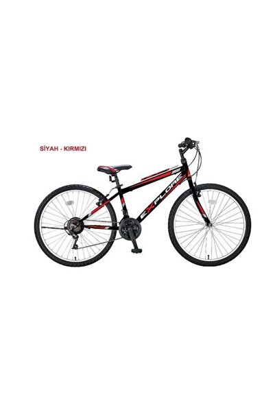 Ümit 2633 Explorer Erkek Dağ Bisikleti V 26 Jant 21 Vites Siyah Kırmızı-1000433430
