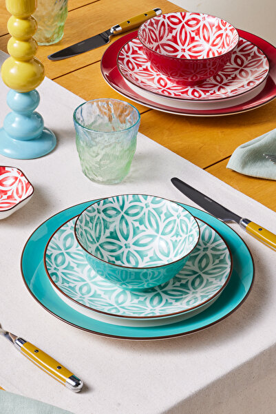 Karaca Jofy Pasta Tabağı 20 Cm Yeşil