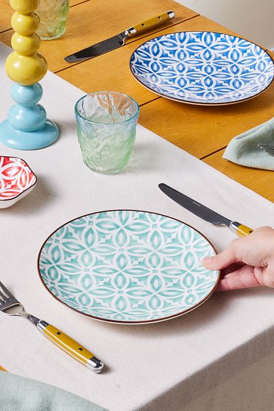 Karaca 20 cm Green Jofy Cake Plate