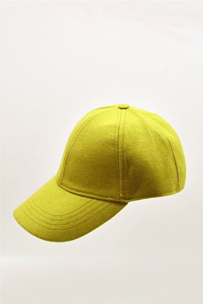 Külah Şapcă de baseball de iarnă din lână galbenă pentru femei