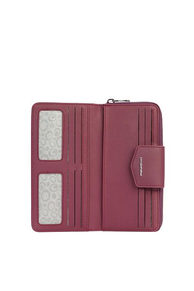 CENGİZ PAKEL Cengiz Pakel Women's Wallet - Portfolio 65232m - Purple Color