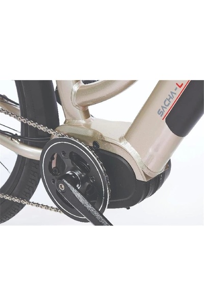 Corelli SACHA-L ELEKTRİKLİ KADIN ŞEHİR BİSİKLET HD 46CM 28 JANT 9 VİTES GRAY
