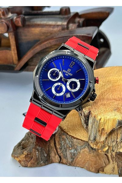 Reward Multi Function Silicone Cord Men's Wristwatch