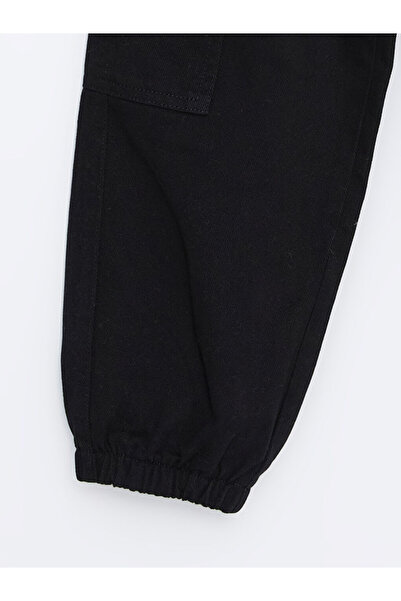 LC Waikiki Girls' Cargo Jogger Pants with Elastic Waist