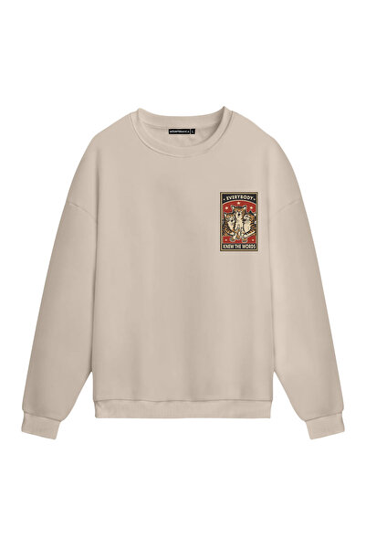 Mounte Bianca Unisex Svi su znali tu reč - Obična majica sa kapuljačom