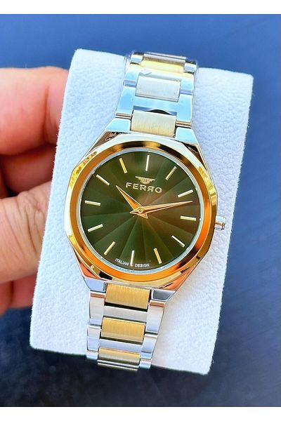 FERRO Waterproof Steel Cord Women's Wristwatch