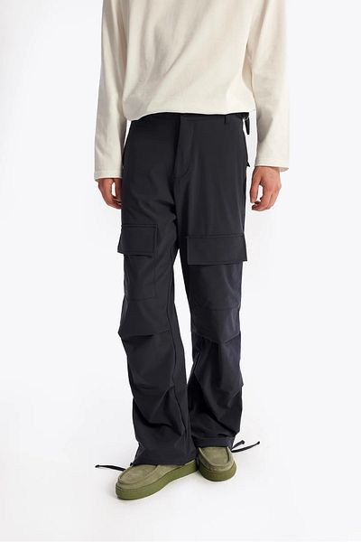 GIESTO Anthracite Parachute Cargo Παντελόνι