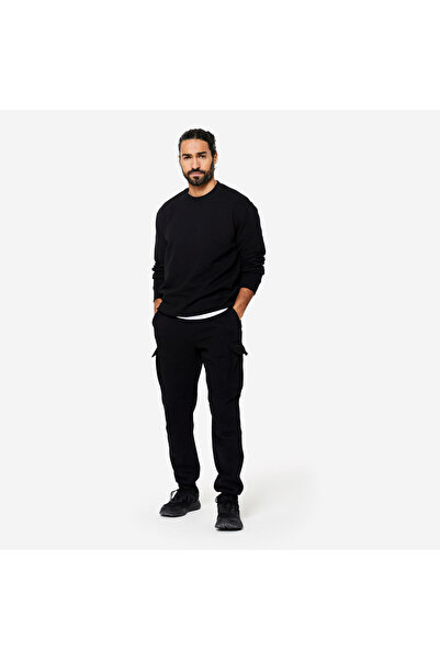 Decathlon Domyos Erkek Siyah Sweatshirt