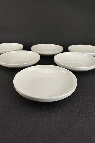 Farika Porselen Zühre Porcelain 6-Piece 19 cm Pit Dinner Plate - Semazen
