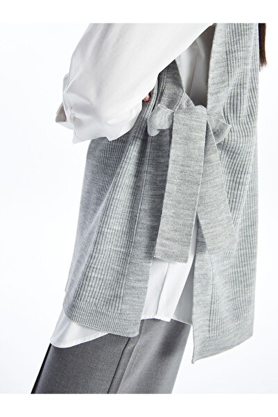 LC Waikiki Lcw Women's Crew Neck Plain Knitwear Sweater