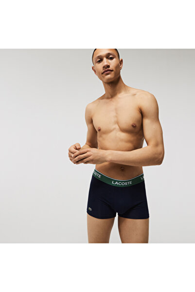 Lacoste Erkek 3'lü Lacivert Boxer