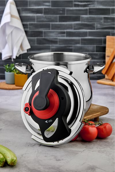 Cooker طنجرة ضغط بغطاء كليبسو فاخرة 9 لتر