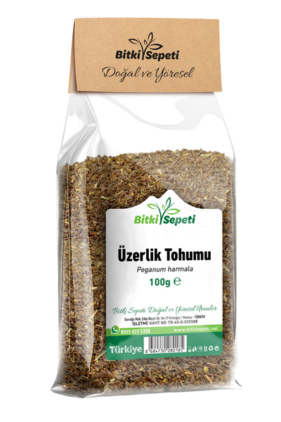 Genel Markalar Üzerlik Tohumu, Nazar Otu, Harmal Seed, Peganum harmala, 100 gr