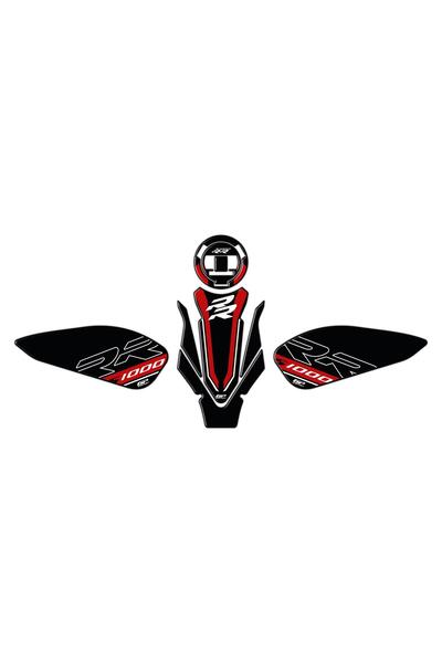 GP KOMPOZİT GP Kompozit BMW S 1000 RR 2019-2024 Uyumlu Tank Pad Seti Siyah