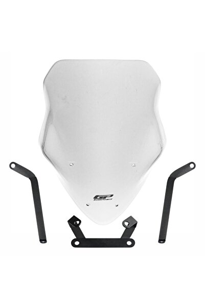GP KOMPOZİT Gp Kompozit Bajaj Pulsar Ns 200 2011-2024 Uyumlu Uzun Tur Camı Şeffaf 59 Cm