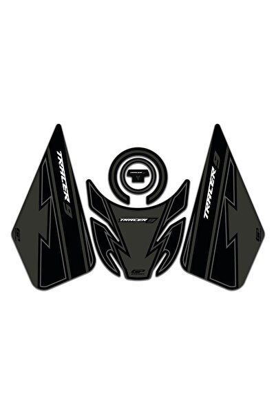 GP KOMPOZİT Yamaha MT-09 Tracer 2021-2024 Uyumlu Tank Pad Seti Siyah