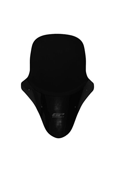 GP KOMPOZİT Honda PCX 125 2018-2020 Uyumlu Ön Cam Siyah 65 cm
