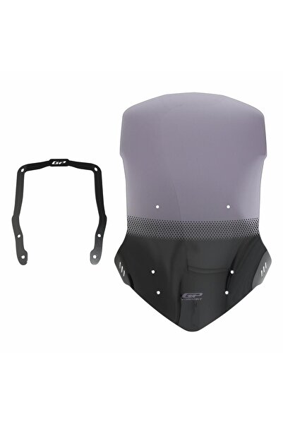 GP KOMPOZİT Gp Kompozit Honda Nc 700 X / Nc 750 X 2012-2015 Uyumlu Baskılı Tur Camı Füme 58 Cm