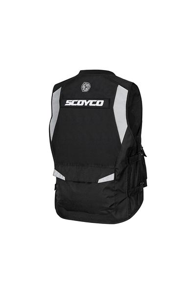 Scoyco Jk116 Model - Black Protected Reflective Vest