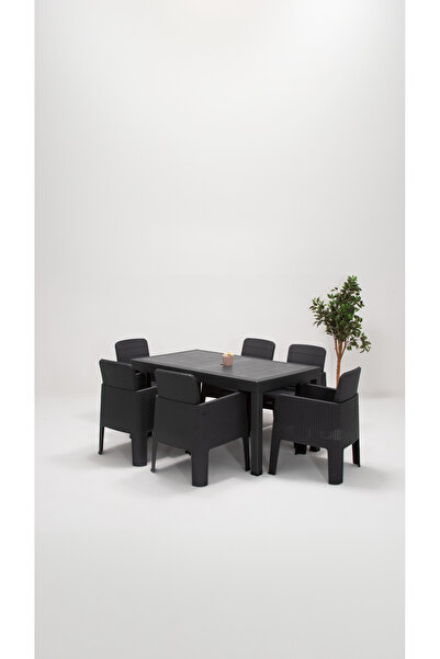 SANDALİE Apex 90x150 Bahçe&Balkon&Teras Mobilyası – Antrasit